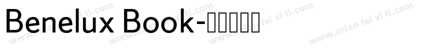 Benelux Book字体转换